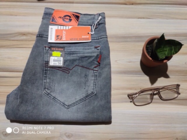 Quần dài jean nam giản ôm body Hải Triều