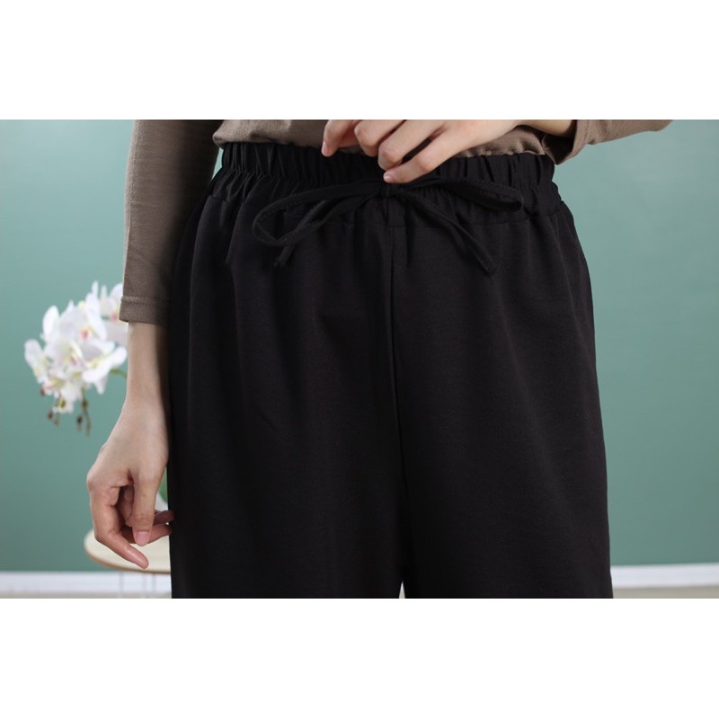 Quần Dài Ống Rộng Màu Trơn Phong Cách Hàn Quốc | BigBuy360 - bigbuy360.vn