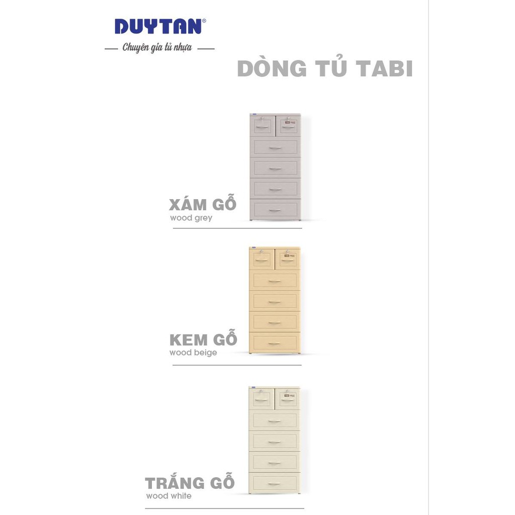 Tủ nhựa cao cấp vân gỗ TABI 5 tầng - Chính hãng Nhựa Duy Tân | BigBuy360 - bigbuy360.vn