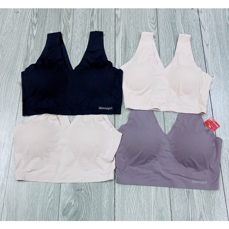 (FORM TO) Bra thun gân tăm + Su lạnh loại đẹp. Áo lá nữ sinh | BigBuy360 - bigbuy360.vn