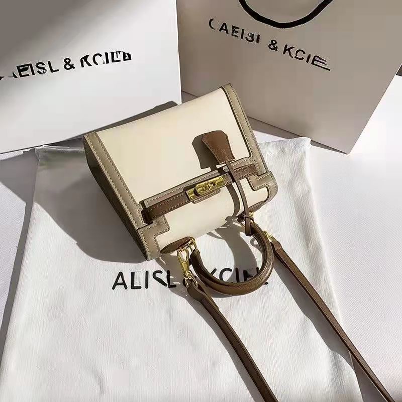 Túi xách đeo vai thiết kế màu tương phản trẻ trung cao cấp dành cho phái nữ