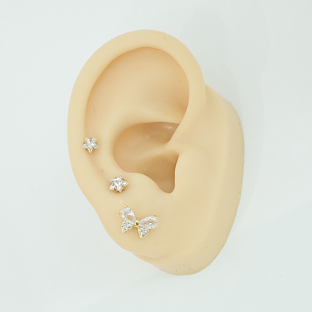 [COMBO] Tiết Kiệm 10-15K Set Khuyên Tai Nam Titan Unisex Không Đen Không Ngứa Không Gỉ Sét Không Dị Ứng julies box