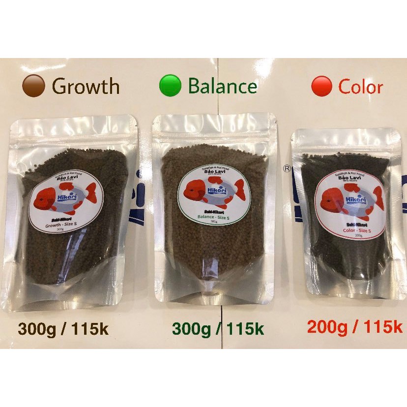 Cám cá vàng và cá koi Saki-Hikari (Growth-Balance-Color) (hạt chìm)