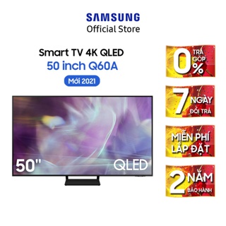 Smart Tivi Samsung 50 Inch QLED 4K QA50Q60AAKXXV - Model 2021 - Miễn phí lắp đặt
