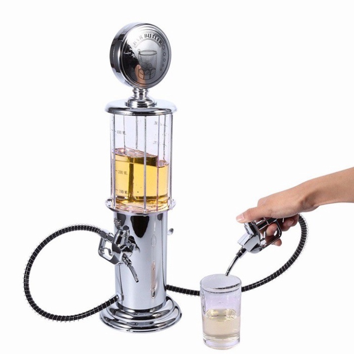 [Hàng Loại 1] Bình rượu cây xăng cao cấp, bình rót rượu hình cây xăng độc đáo