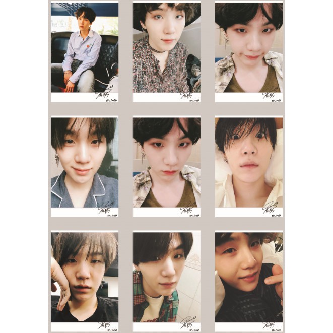 Lomo card ảnh BTS update Twitter 2 Có chữ ký