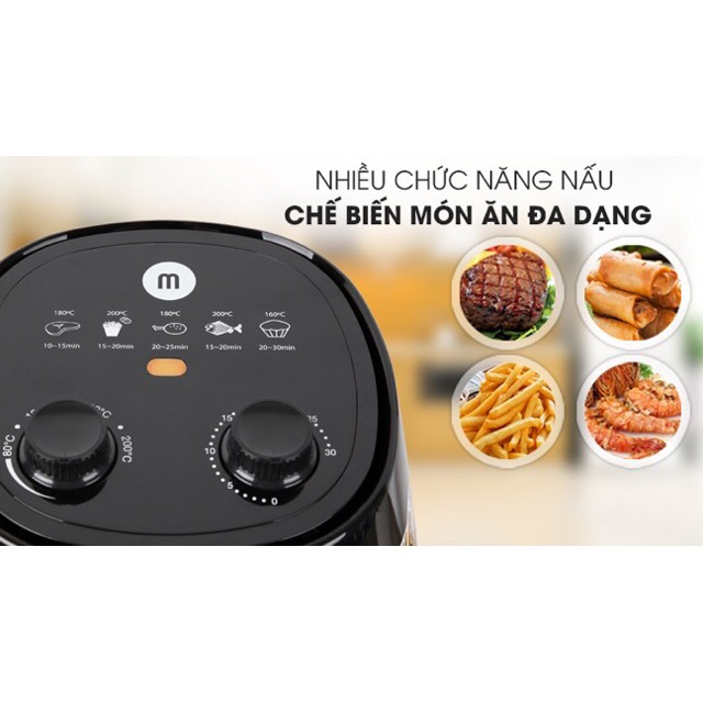 Nồi chiên không dầu Mishio MK-155