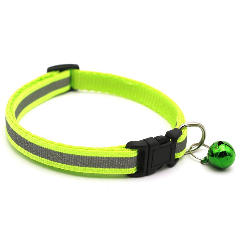  Pet Cat Dog Collar Reflective Anti-Lost Collar Cute Cat Car Accident Prevention Collar Teddy/French Bulldog Small Dog Collar Cat collar dog bell traction rope automatic telescopic traction rope