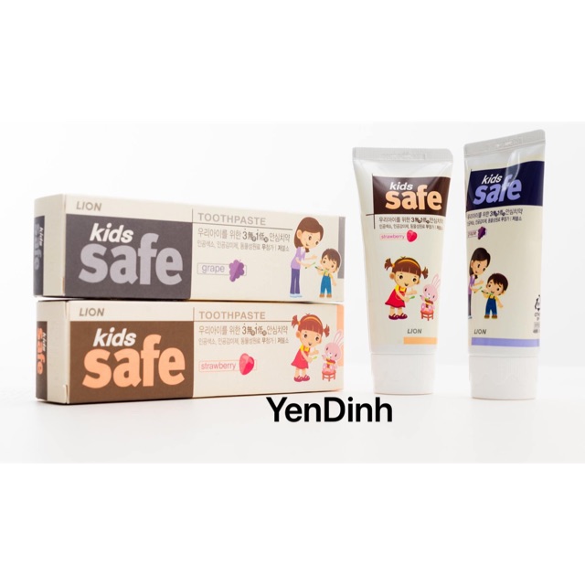 Kem Đánh Răng Trẻ Em Kids SAFE 90gr