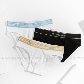 Combo 3 quần sịp nam tam giác chất cotton ORL04