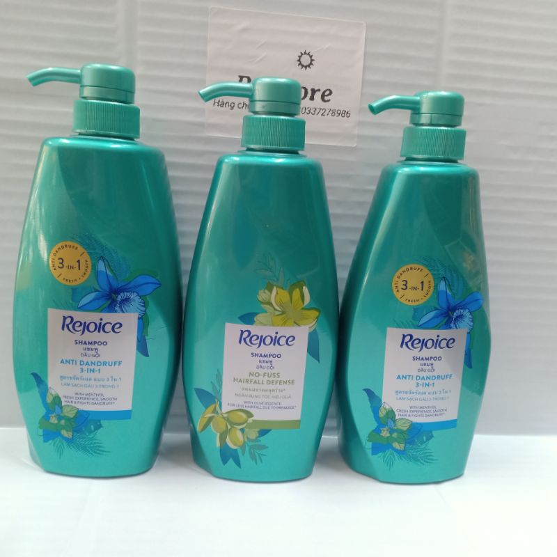 DẦU GỘI ĐẦU SIÊU MƯỢT REJOICE THÁI LAN 600ML