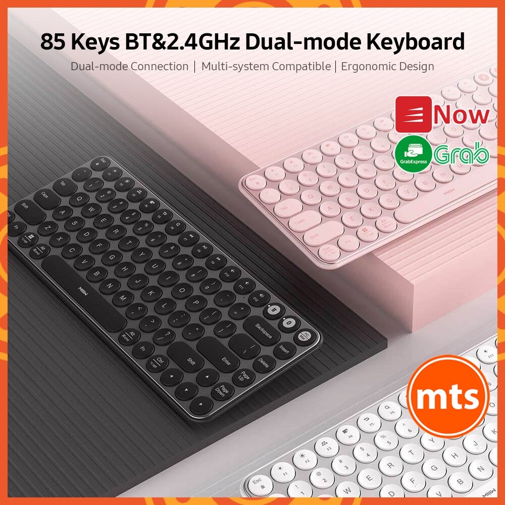Bàn phím chế độ kép không dây Bluetooth & 2.4G Xiaomi MiiiW MWXKT01 chính hãng dual mode tiên lợi - Minh Tín Shop