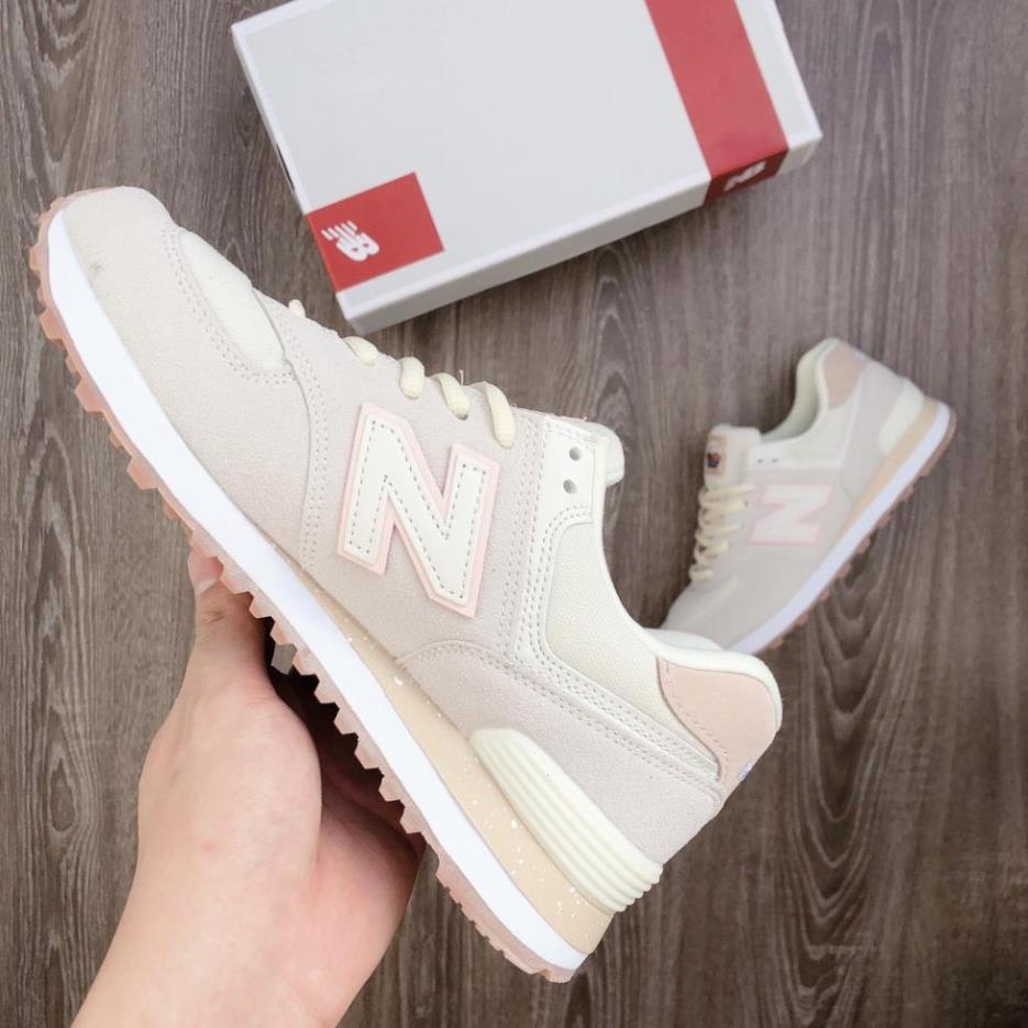 😚 Giày nữ New Balance 574 Kem ️🥊