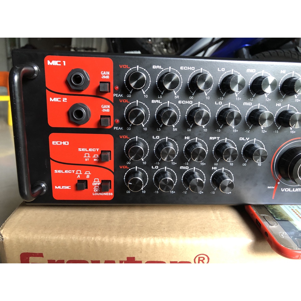 Amply Growton PN-4800 chạy 8 sò Cs 600W