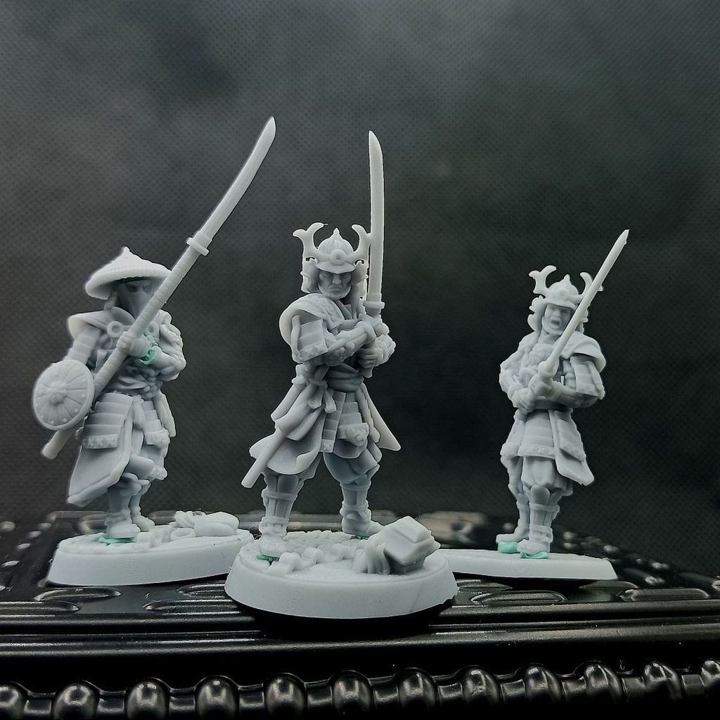 Bộ 9 Cờ Vua Samurai 3D Độc Đáo