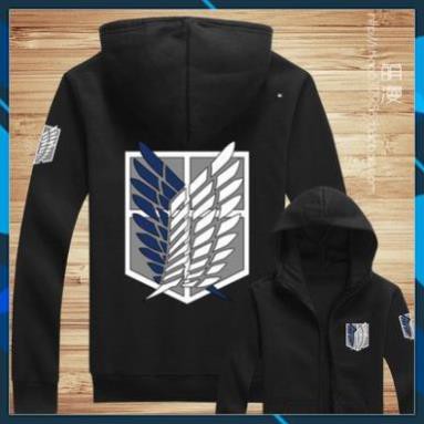 HOT- Áo Khoác Nỉ Anime Attack On Titan - áo cực chất