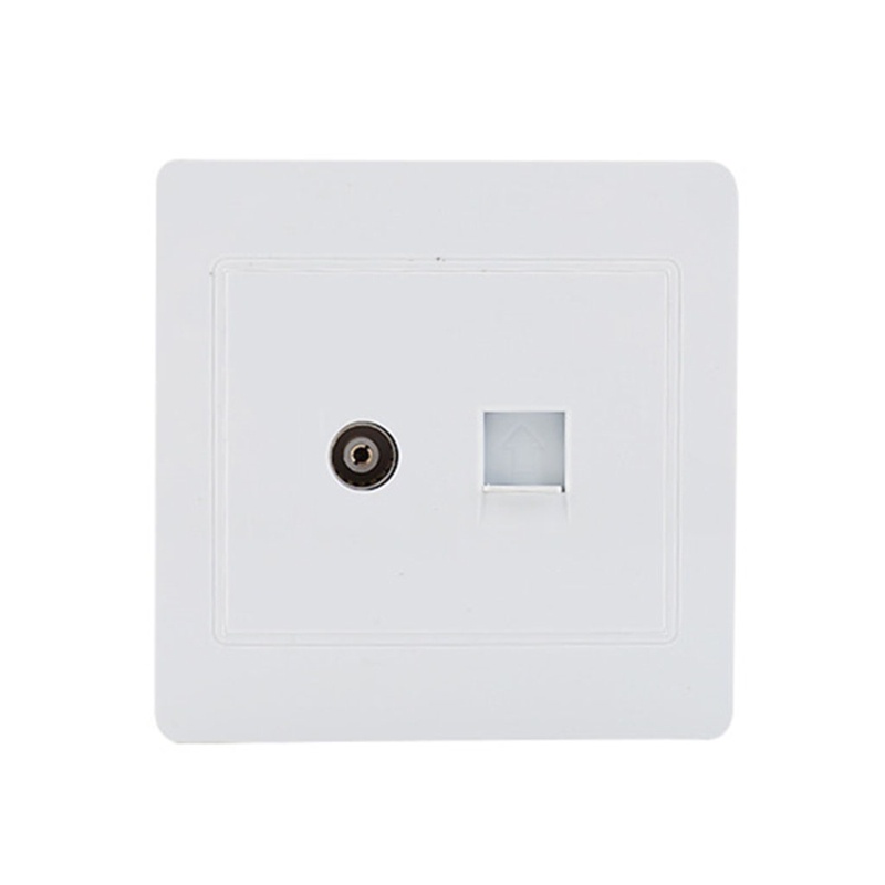 Phụ Kiện Ổ Cắm Điện Tiêu Chuẩn 86mm Màu Trắng Dùng Trang Trí DIY