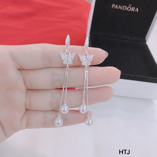 Bông tai bạc hình con bướm