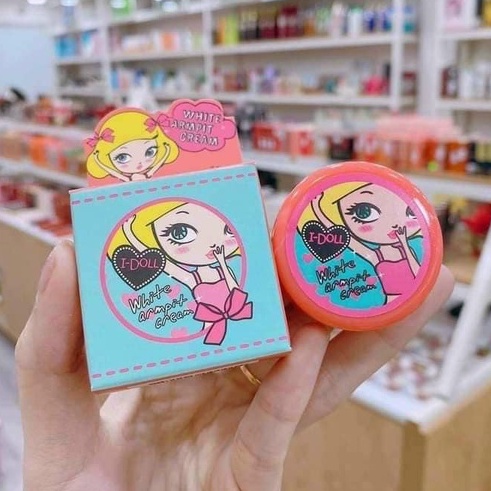 Kem Thâm Nách IDOLL White Armpit Cream (5g) Giảm Thâm, Trắng Mịn, Nách, Bẹn, Khủy Tay, Đầu Gối Chính Hãng