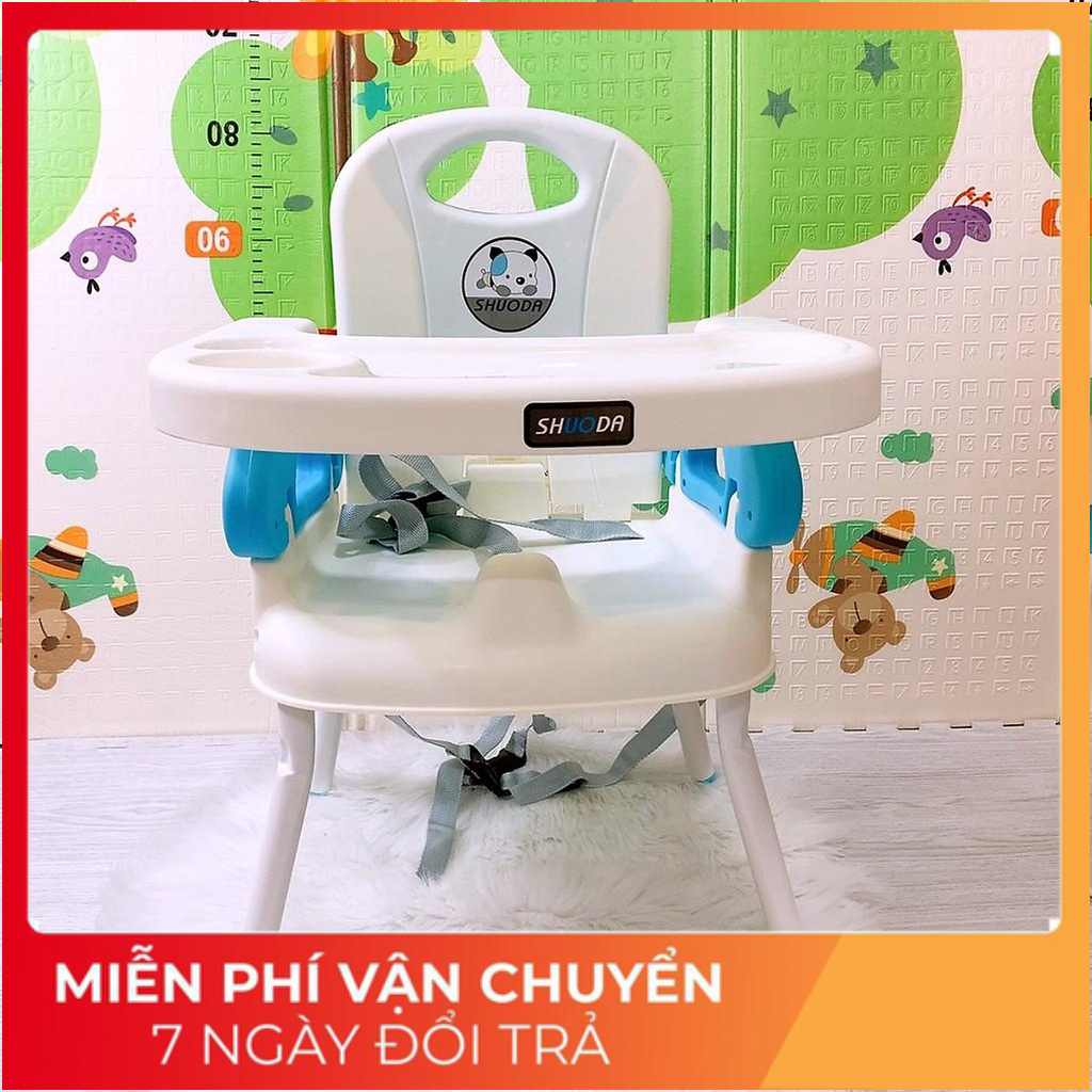 GHẾ ĂN DẶM KÈM CHÂN SẮT 518 GẤP GỌN