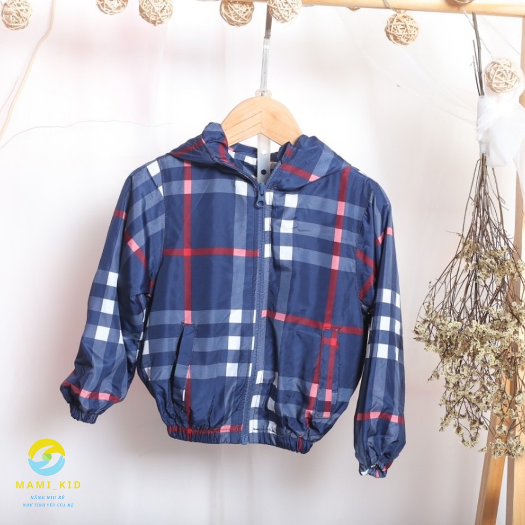 Áo Khoác Gió Cho Bé, Áo Chống Nắng Cho Bé LÓT COTTON siêu mềm, 1 chiếc áo 3 tác dụng, chống nắng, chống gió, chống lạnh
