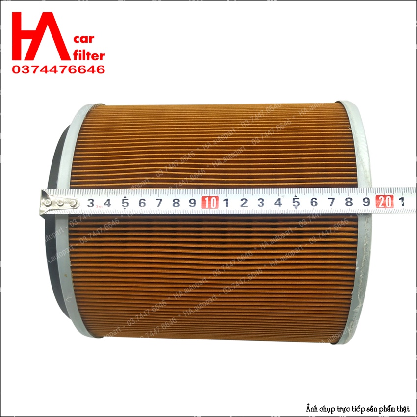 Lọc gió động cơ Kia Frontier 1,4 Tấn, Tải K2500, K2700. Mã HYD 0K60A-38-603A.