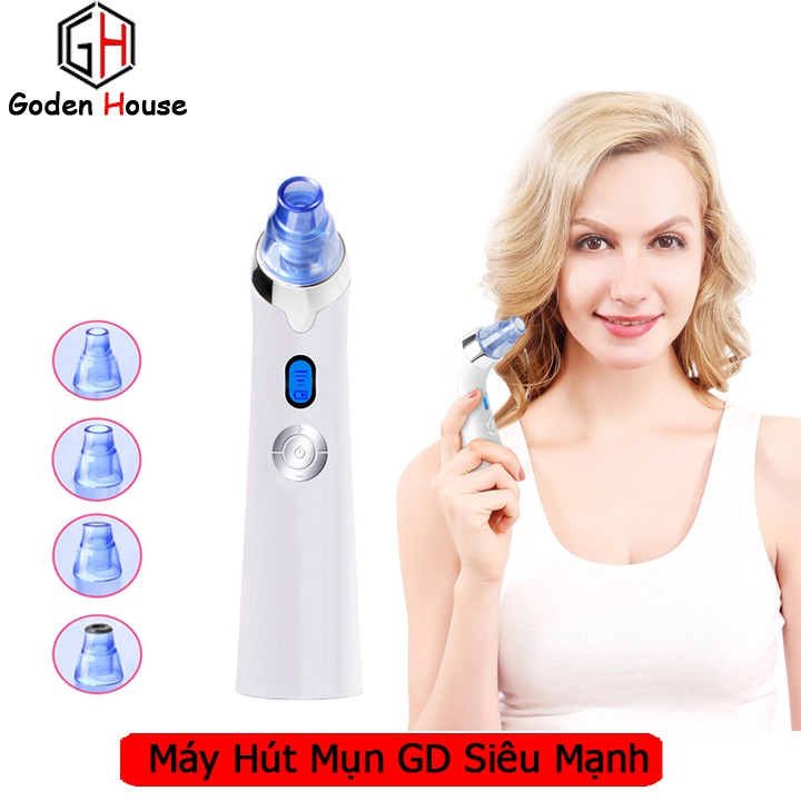 Máy Hút Mụn Mini , Máy Hút Mụn Đầu Đen Siêu Mạnh Giúp Hút Sạch Mụn Cám,mụn Đầu Đen Dễ Dàng - ENZO