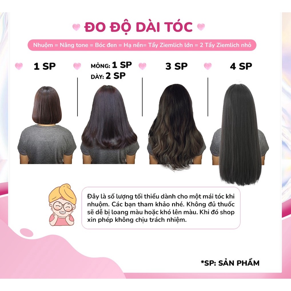 Thuốc nhuộm tóc chiết xuất thảo dược, hàng nhập khẩu, tặng oxy