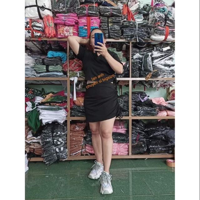 Set bộ chân váy ôm body bigsize