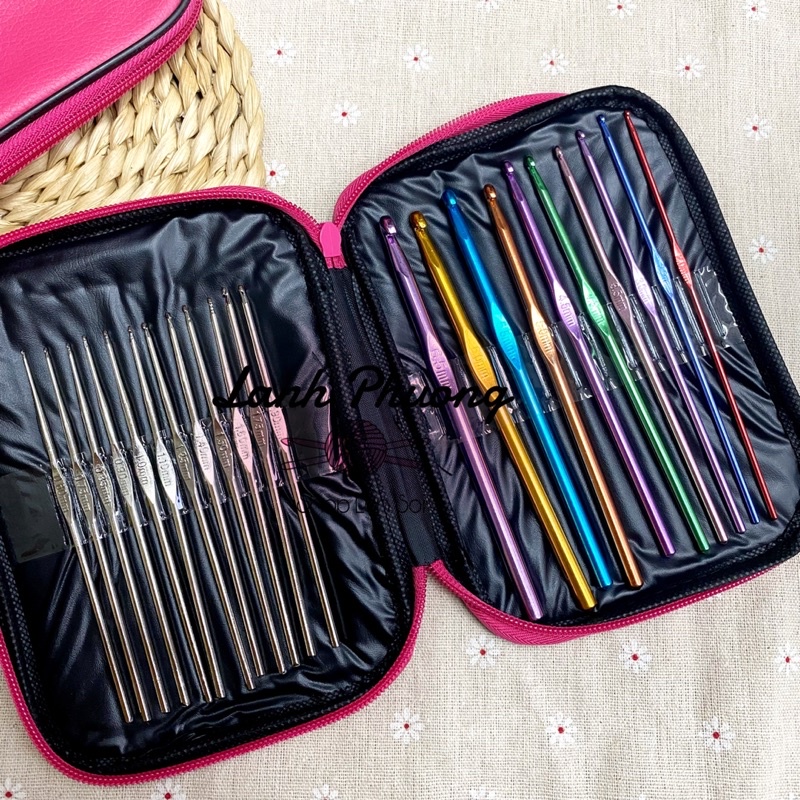 Bộ Kim Móc Len Sắt Không Cán Cầm