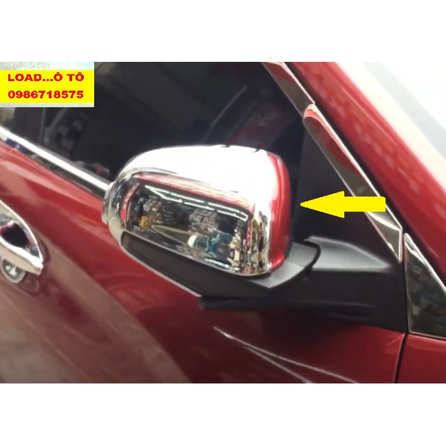 Bộ Ốp Gương Xe Huyndai Kona 2022-2018 Mạ Crom Cao Cấp