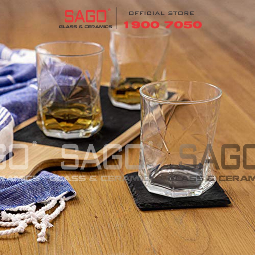 Ly Thuỷ Tinh Bormioli Rocco Cassiopea Rock 320ml | Nhập Khẩu Italia