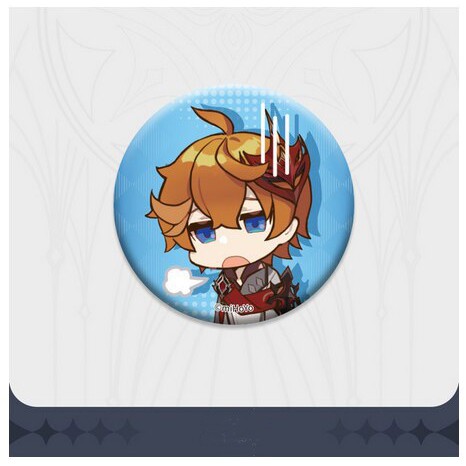 Huy hiệu cái áo IN HÌNH Genshin Impact game chibi dễ thương xinh xắn mẫu 2