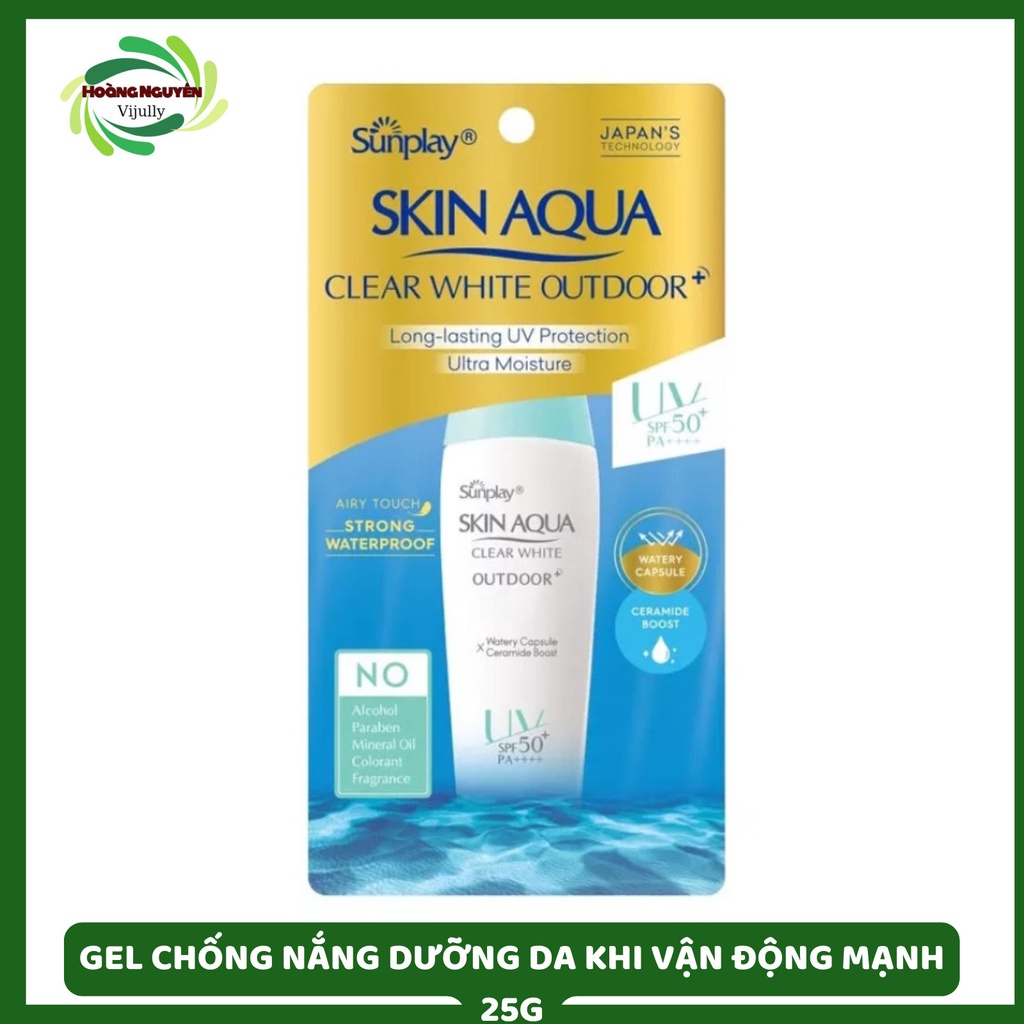 Gel Chống Nắng Dưỡng Da Sunplay Skin Aqua Clear White Outdoor+ Vận Động Mạnh SPF50+ PA++++ 30g