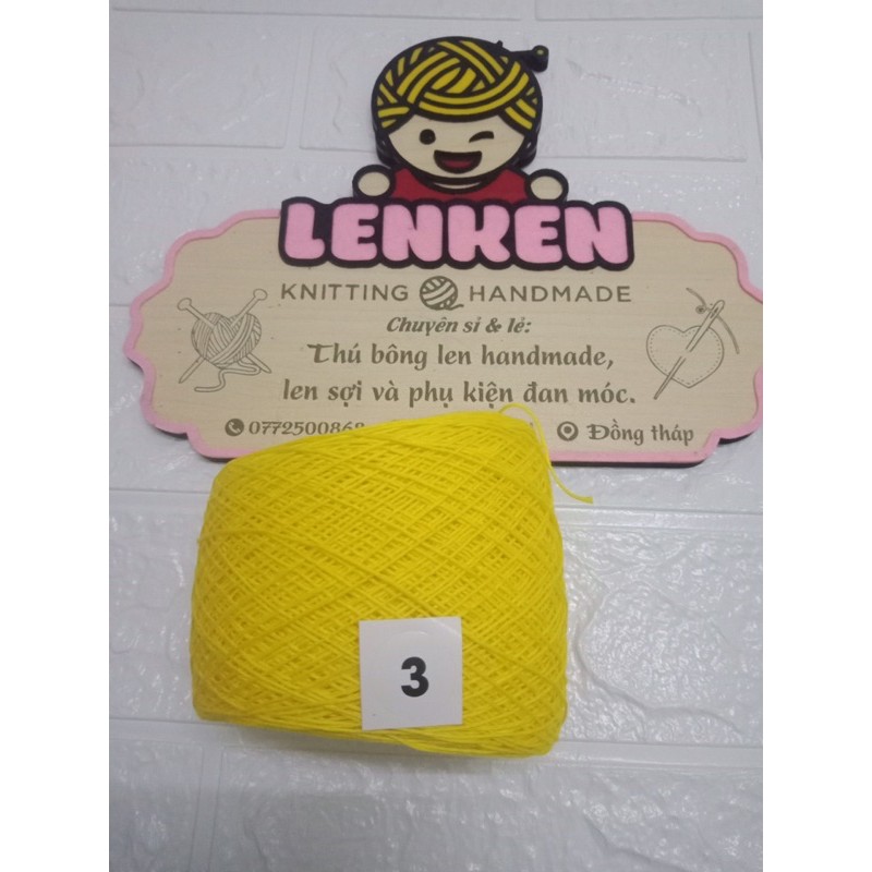 Sợi cotton 100% sợi se 0.8-1mm