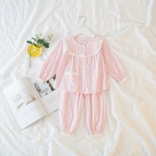 Bộ đồ thô mặc nhà bé gái