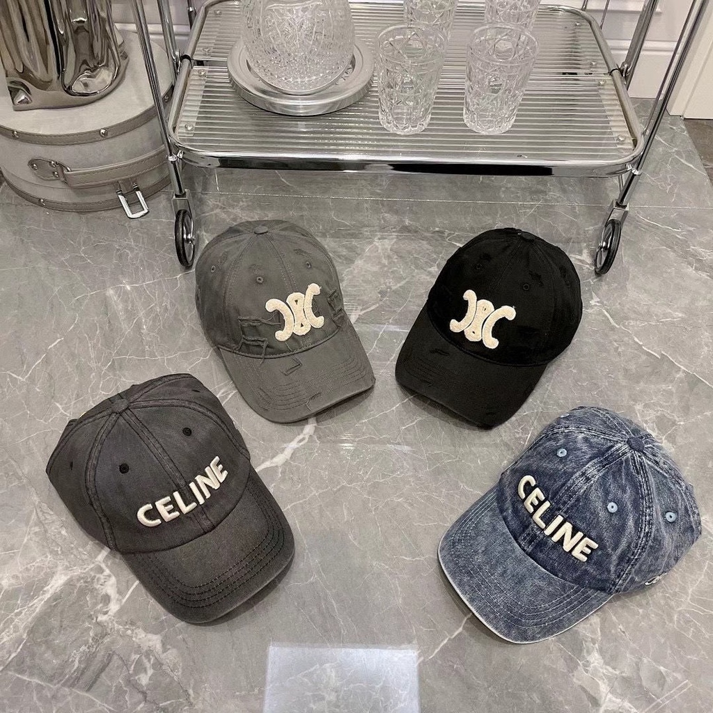 Hàng Có Sẵn! Mũ Lưỡi Trai Denim Chống Nắng In Chữ Arc de Triomphe Thời Trang Mới 2022