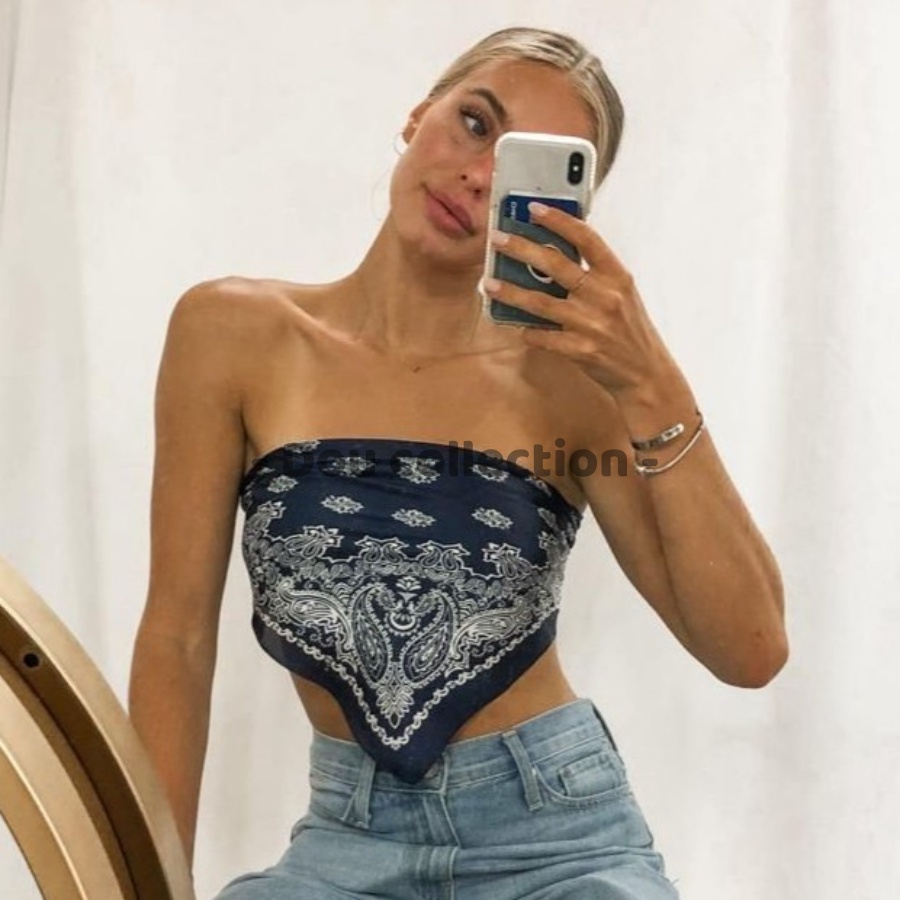 Khăn Bandana Lụa  Làm Áo Bikini Chât Liệu Chiffon - 70x70cm - Mã B005