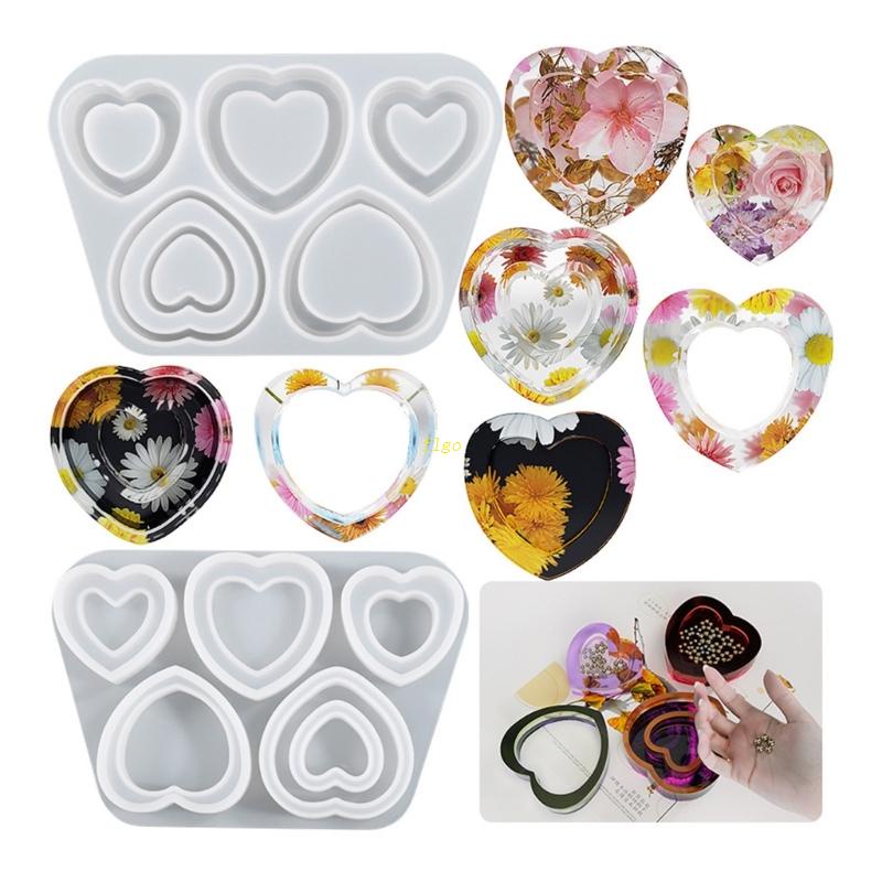 Khuôn Silicone Làm Mặt Dây Chuyền / Móc Khóa Bằng Nhựa Resin