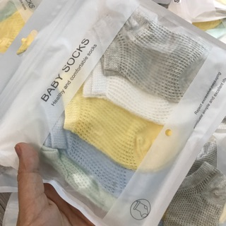 Combo 10 set tất lưới cho bé