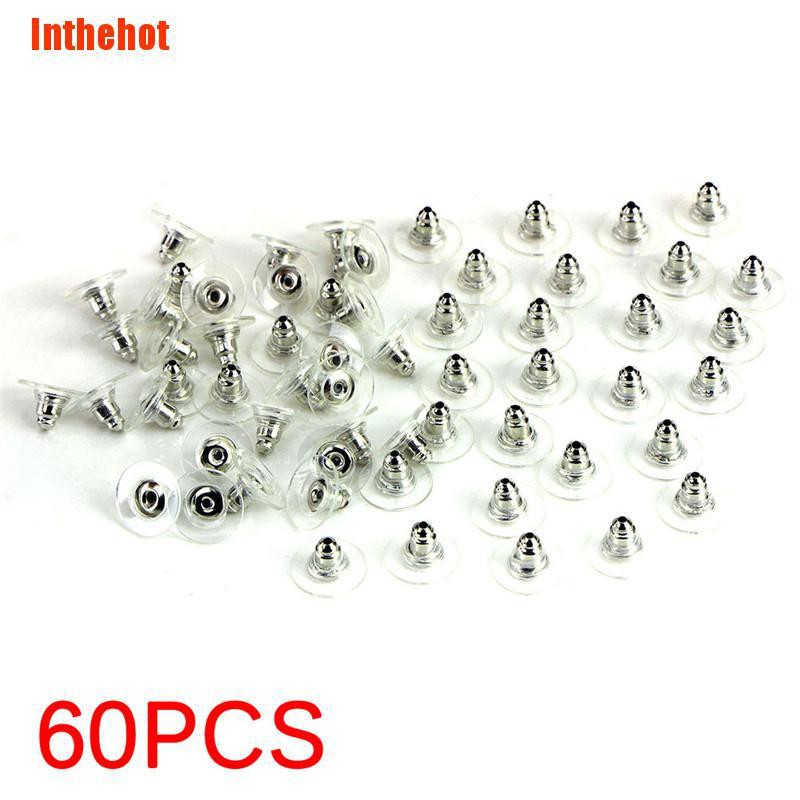 Set 60 Khuyên Tai Mạ Vàng / Bạc Hình Khối