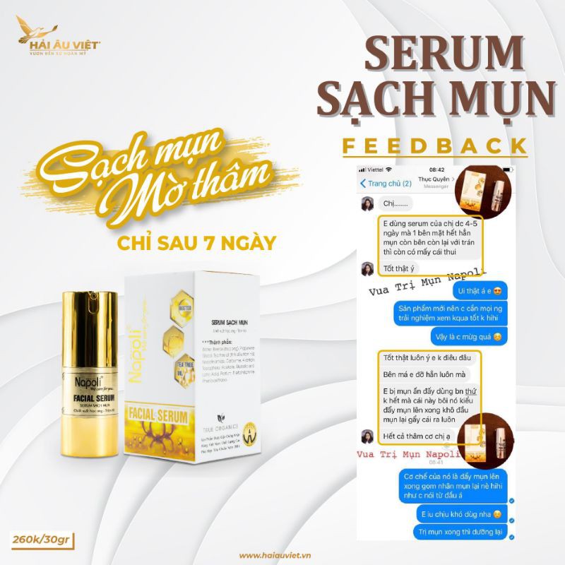 Serum trị mụn Napoli