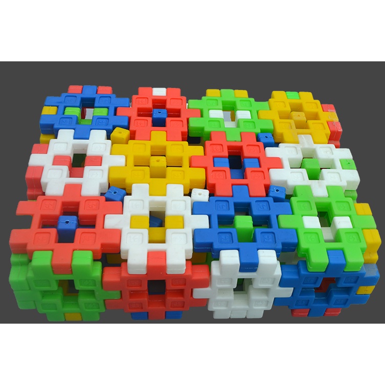 Bộ xếp hình thông minh 55 chi tiết (nhựa)