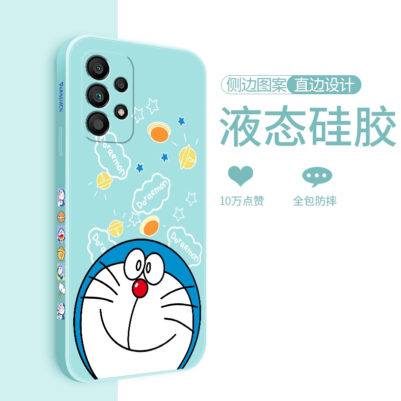 Ốp Điện Thoại tpu Silicon Mềm Hình Doraemon Cho Samsung A13 4G A13 5G A33 5G A73 5G A53 5G A03S A21s edge