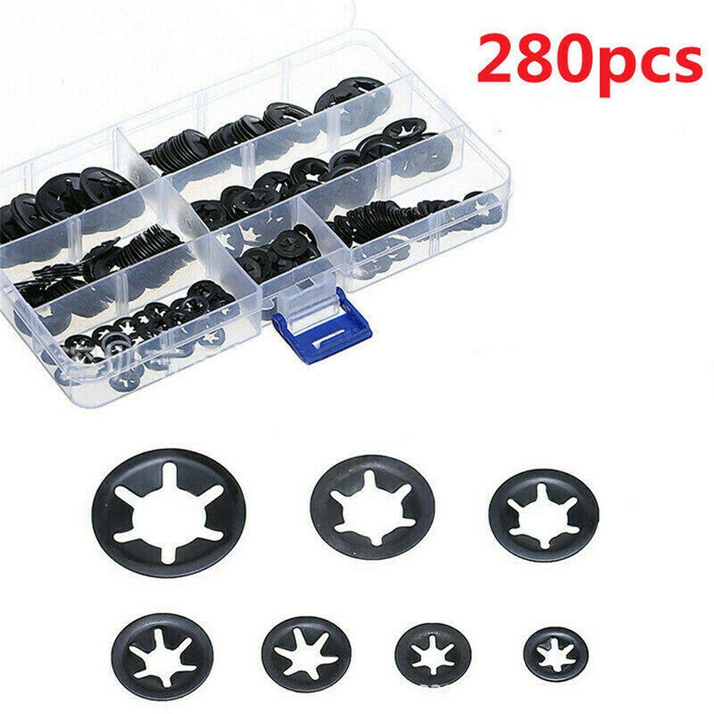 Bộ 280 Vòng Đệm Khóa Nhanh M3 M4 M5 M6 M8 M10 M12