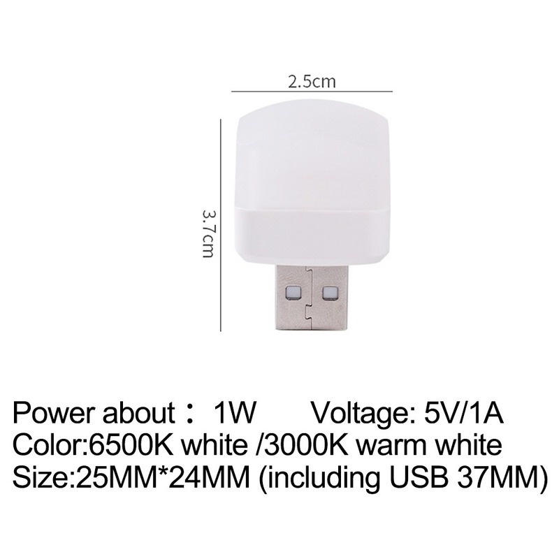Đèn LED Đọc Sách Khẩn Cấp / Đi Du Lịch Sạc Cổng USB Tiện Dụng