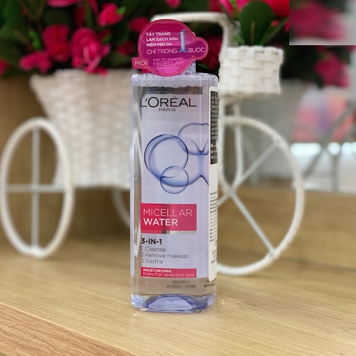 Nước tẩy trang cho mọi loại da L'Oreal Paris 3-in-1 Micellar Water 400ml
