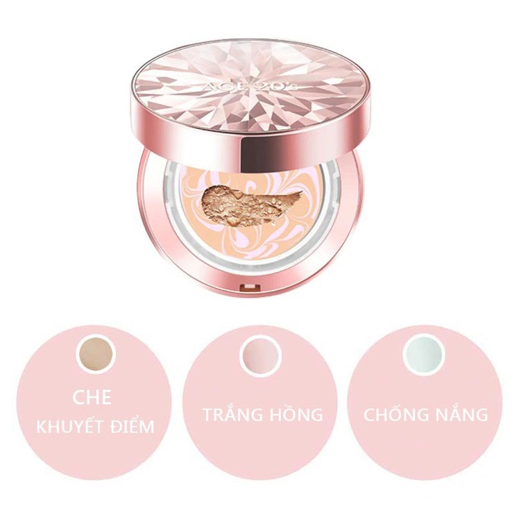 Phấn Nền Lạnh Age20’s Che Khuyết Điểm, Chống Nắng Hoàn Hảo Essence Cover Pact Original SPF 50+/PA+++ 12.5g ( Màu hồng ) | BigBuy360 - bigbuy360.vn