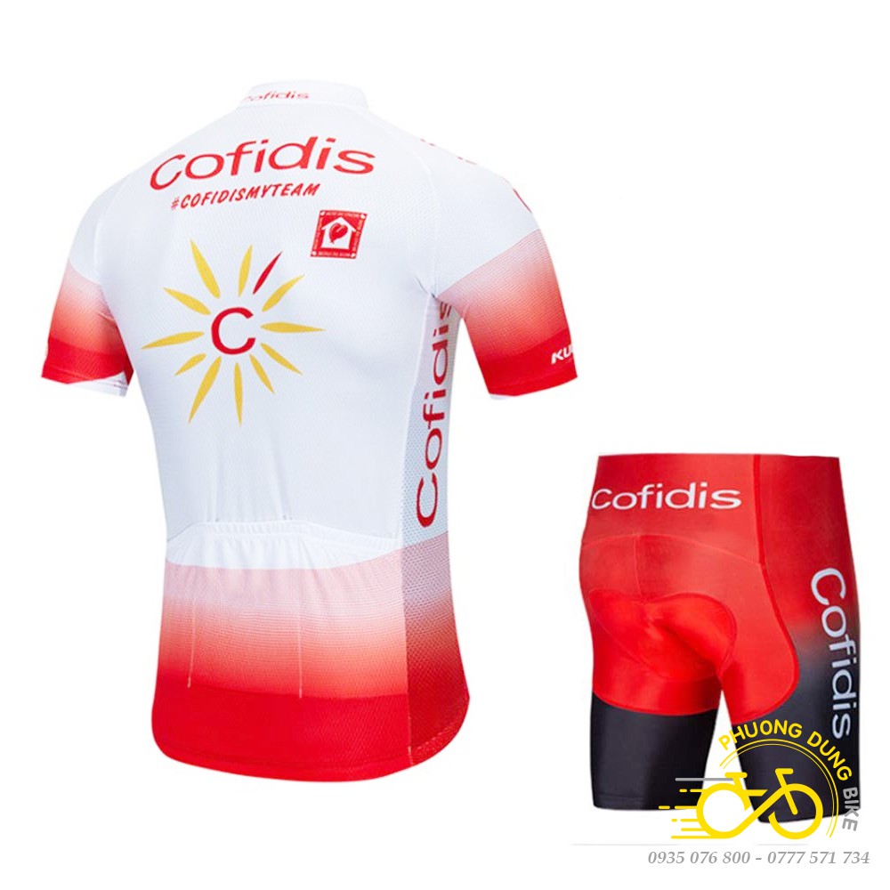 Bộ quần áo thể thao đi xe đạp SCOTT - FIDEA - Cofidis - Lotto