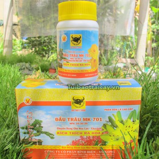 Phân bón kích ra hoa đầu trâu 701 NPK 10-30-20 lọ 100g - T12